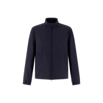HERNO Zip Up Straight Hem Bomber Jacket