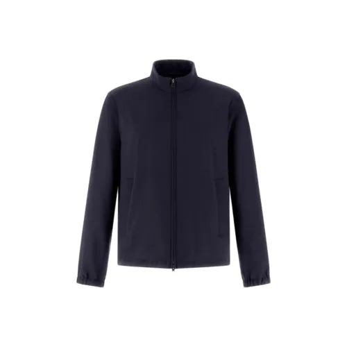 HERNO Zip Up Straight Hem Bomber Jacket