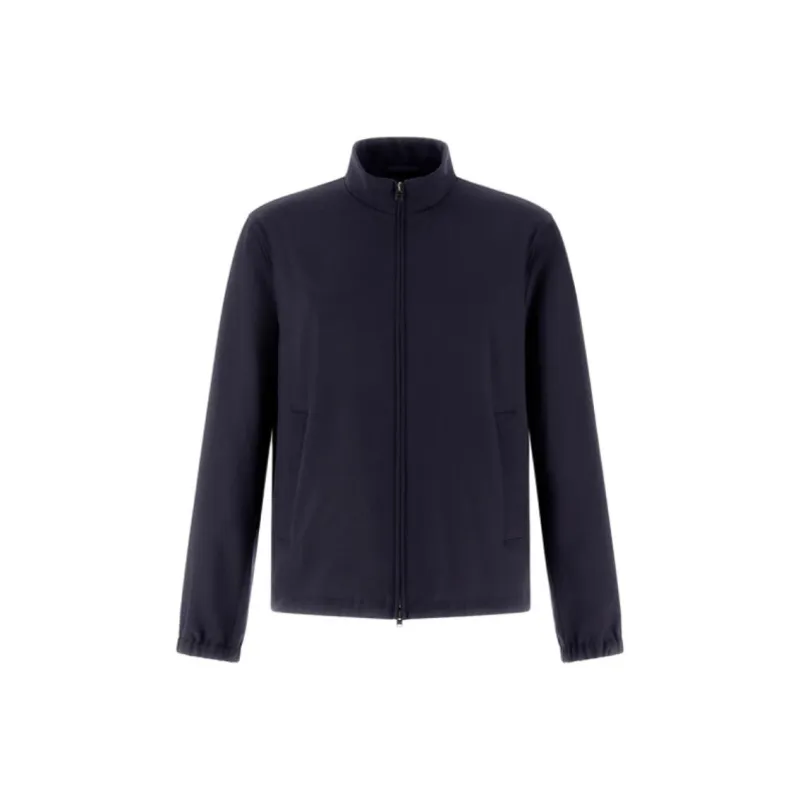 HERNO Zip Up Straight Hem Bomber Jacket-0