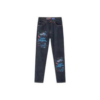 HELEH Jeans Men Dark Blue