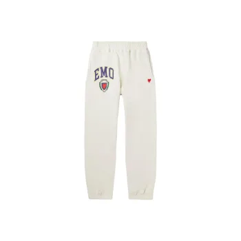 Emotionally Unavailable Knitted Sports Pants Men's Ecru