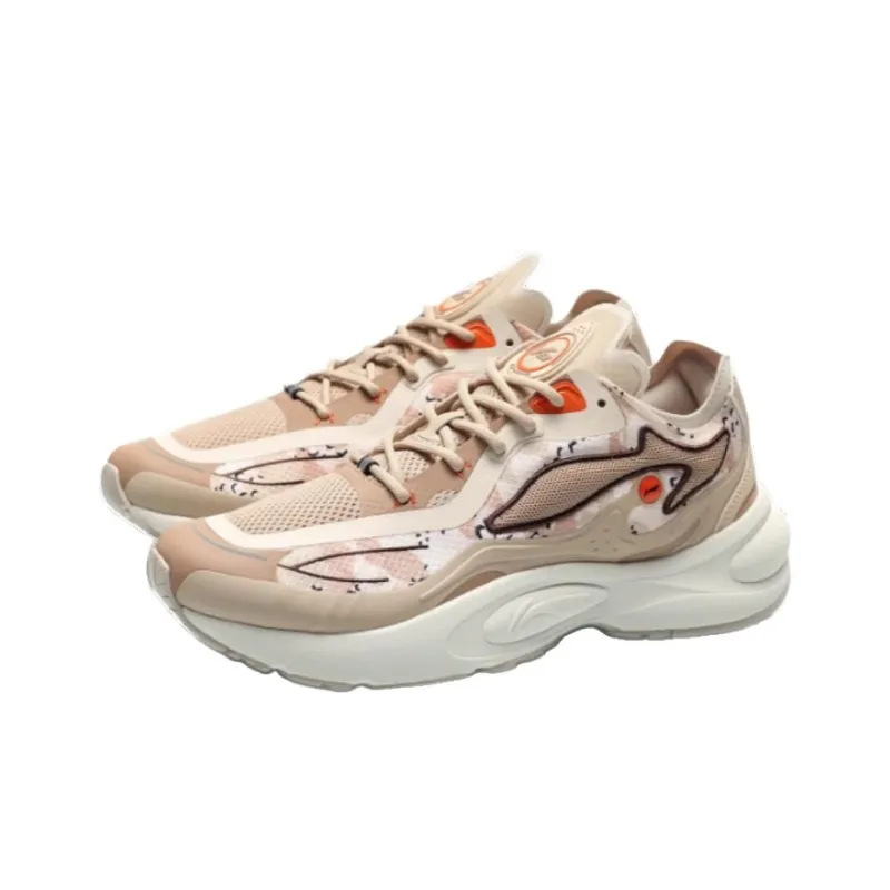 LiNing Low Top Running Shoes Men's Brown-2