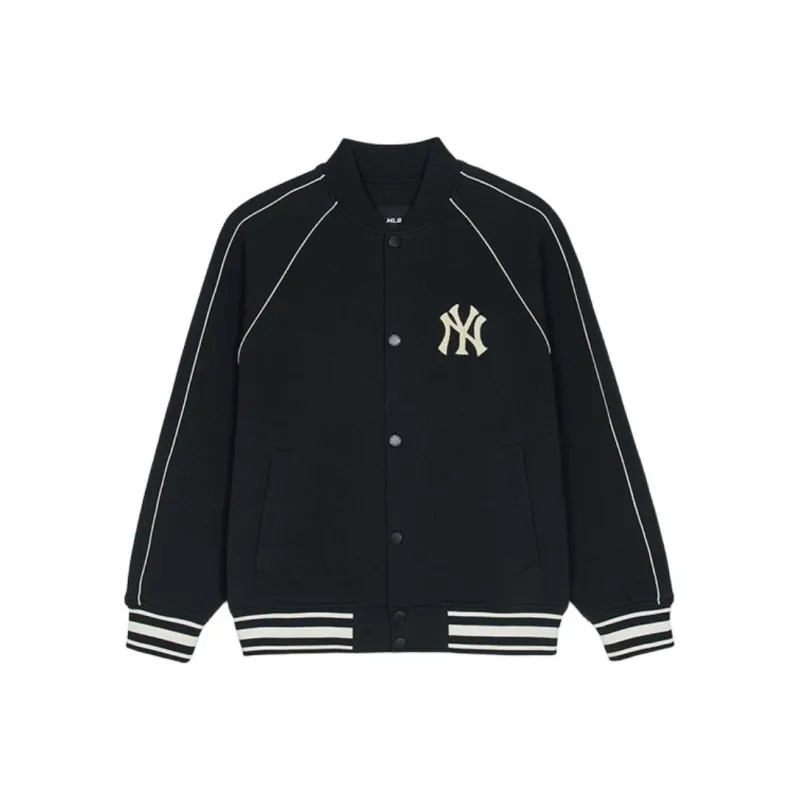MLB New York Yankees Baseball Jacket Unisex Black-0
