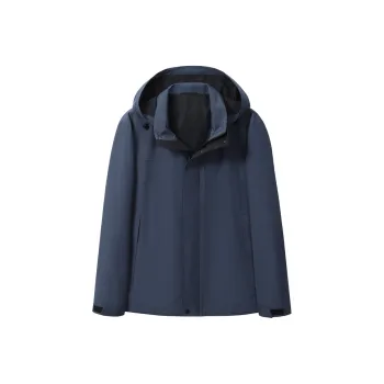 GOLDLION FW24 Jackets Coats Men's Blue Gray