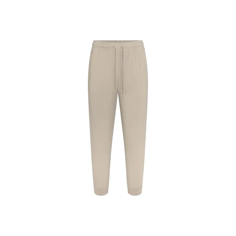 SKIMS JERSEY LOUNGE MENS JOGGER Knitted Sports Pants Men's SHALE/ Shale Color-0