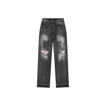WE11DONE Logo patch Jeans
