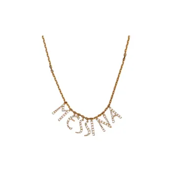 Roberto Cavalli Letter pendant Necklace