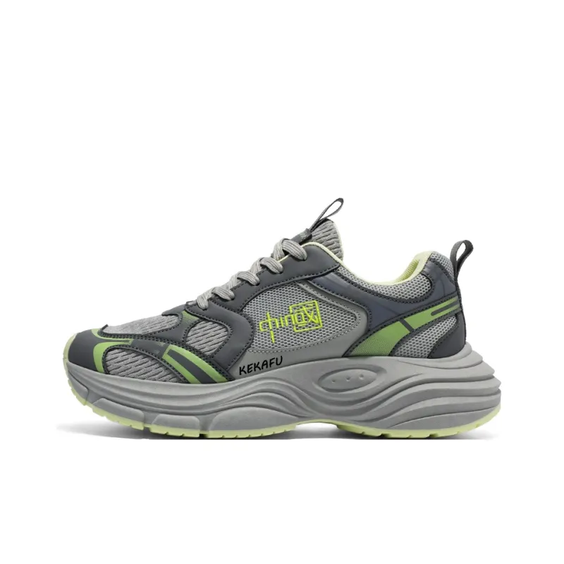 KEKAFU Cushioning, Slip Resistant, And Abrasion Resistant Low Top Chunky Sneakers Men's-6