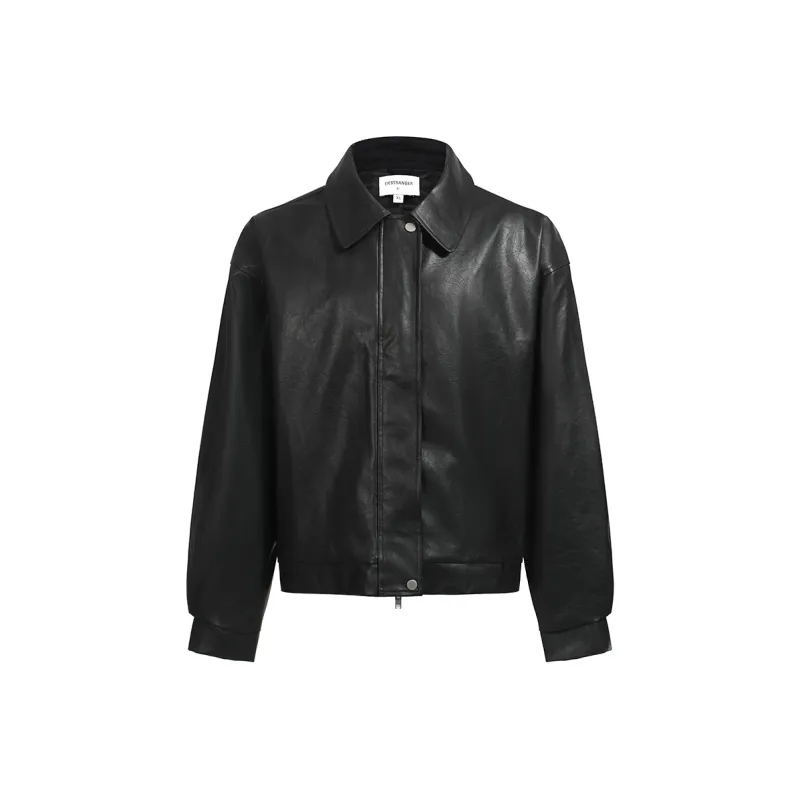 11ESTRANGER Leather Jacket Unisex-4