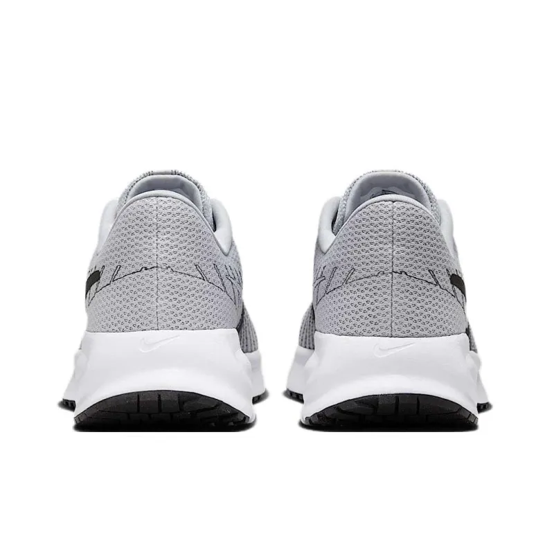 Nike RUN DEFY Low Top Running Shoes Men's Gray-4