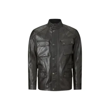Belstaff Leather Jacket Men's Black