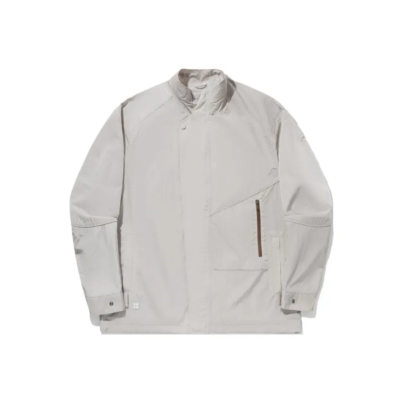 LiNing x KEH FORME Trench Coat Men's Light Gray-0