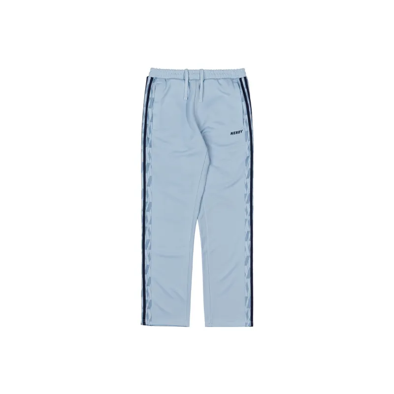 NERDY Straight Casual Pants Unisex Blue-0