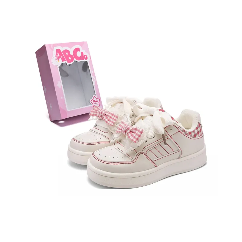 ABCIO Slip Resistant Waterproof Abrasion Resistant Height Increasing Low Top Skateboard Shoes Women's-8