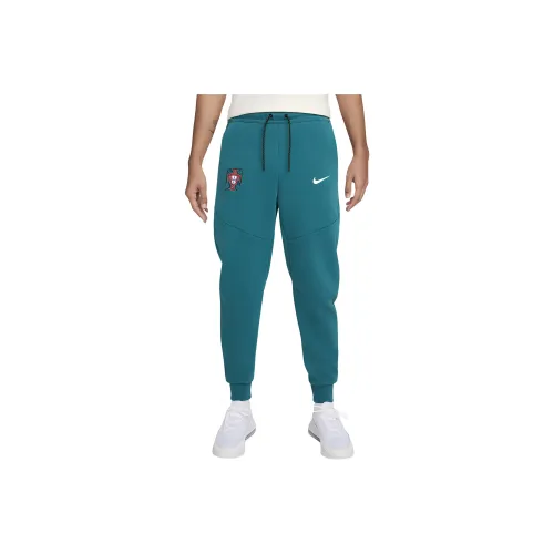 Nike Portugal Tech Fleece Knitted Sweatpants Men's Cyan