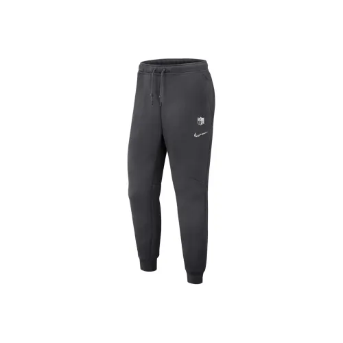 Nike Super Bowl LVIII Media Night Tech Fleece Knitted Sports Pants Men's Anthracite