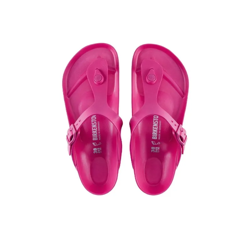 Birkenstock Gizeh Abrasion Resistant Flip Flops Women's Pink Regular Loose Fit-3