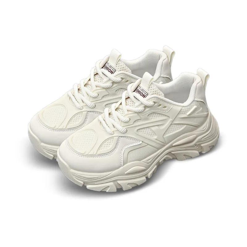 Gai Renpu Abrasion Resistant Breathable Height Increasing Low Top Chunky Sneakers Unisex-11