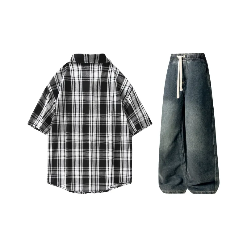 A.X.S.K Shirt Matching Set Unisex-43