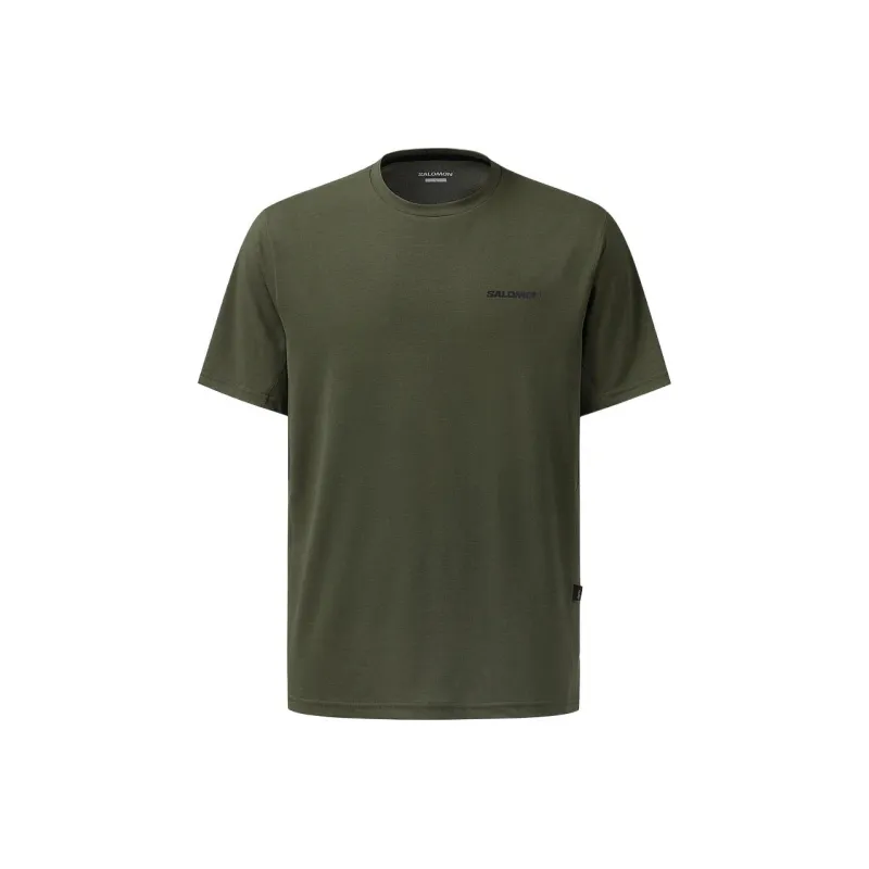 SALOMON Amphi T Shirt Unisex Khaki-0