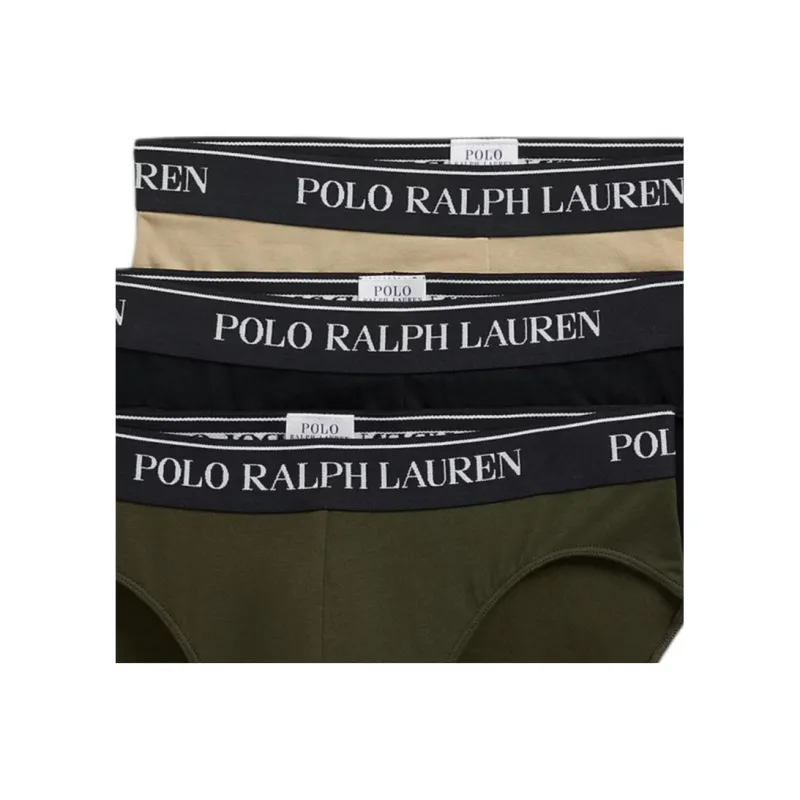Polo Ralph Lauren Logo waistband Briefs Pack Of Three-2