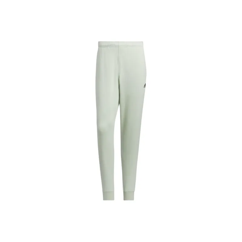 Adidas Essentials Plus Small Logo Sweat Pants Knitted Sweatpants Men's Linen Green-0