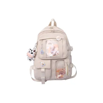 CARTELO Nylon With PVC Backpack Regular Unisex Multicolor
