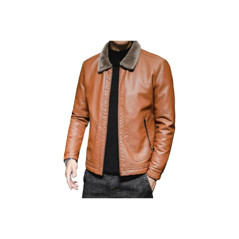 PIERRE CARDIN Leather Jacket Unisex-11