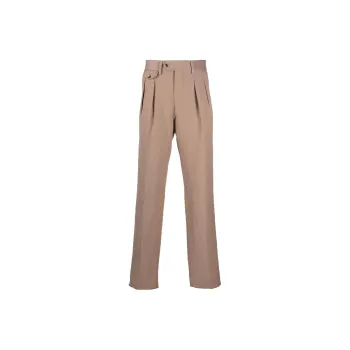 LARDINI Suit Trousers Men Dark Khaki