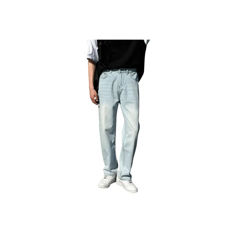 FONDLOOK Versatile Wide Inseam Pants Men's-10