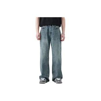 SONGS ALONG Jeans Men's Nostalgic Blue