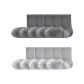 10 Pack (Blue Gray 5+Light Blue 5)