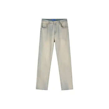 HELEH Jeans Men Yellow Mud