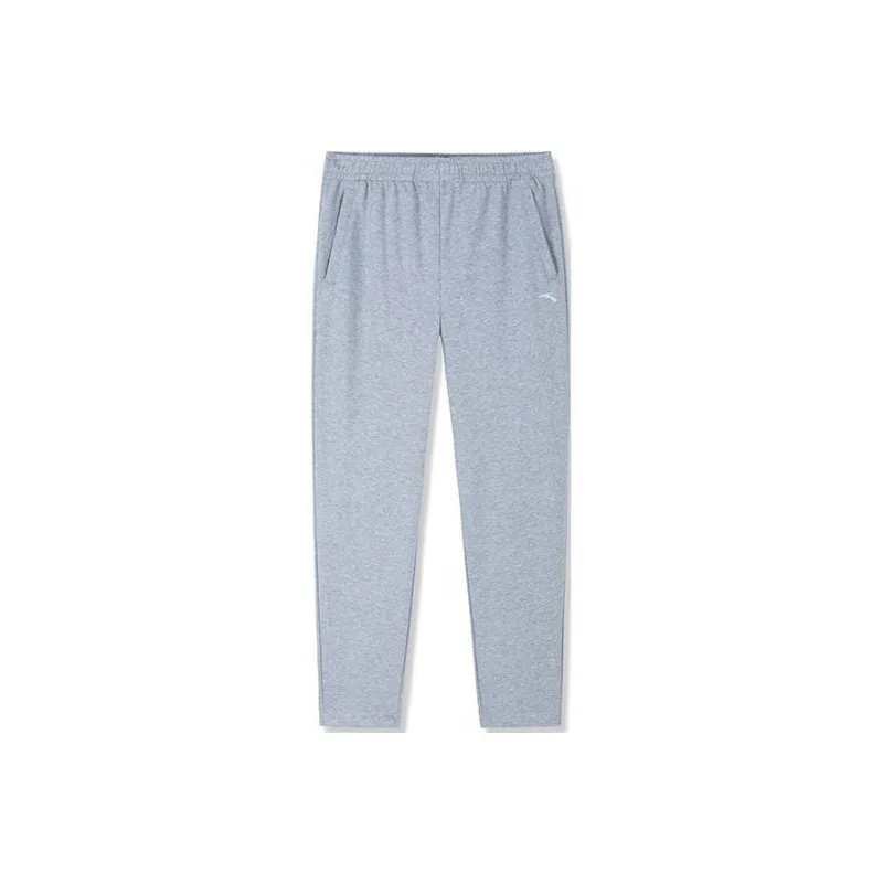 Anta Variety Training Collection Casual Pants Men's Gray Heather Gray-0