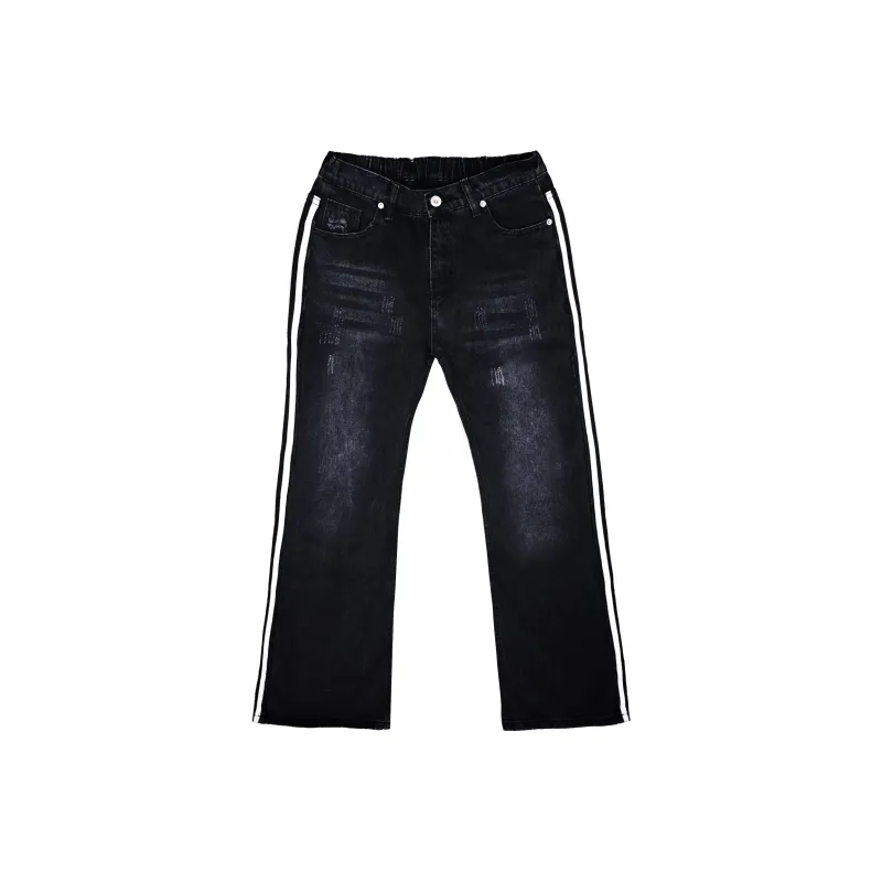 Michael Rock Jeans Unisex Washed Black-0