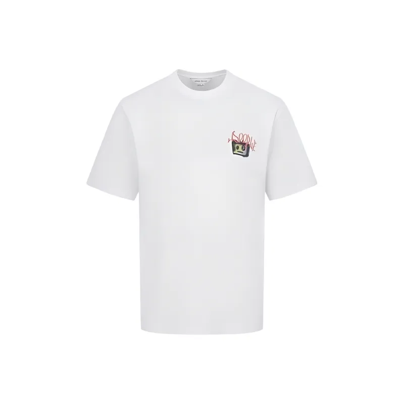 URBAN REVIVO T Shirt Men's Raw White-0