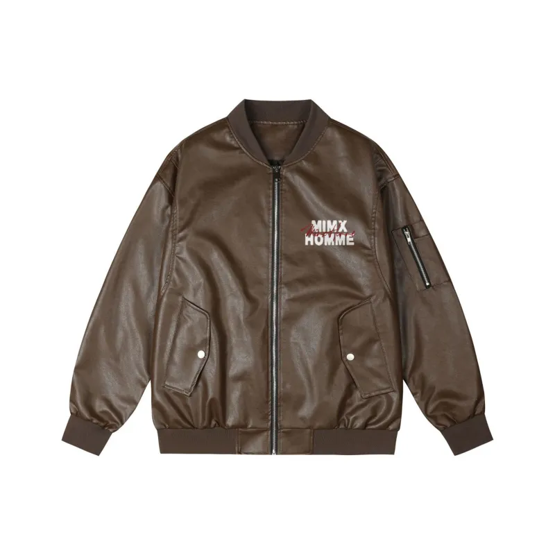 Mimx Homme Leather Jacket Unisex-10