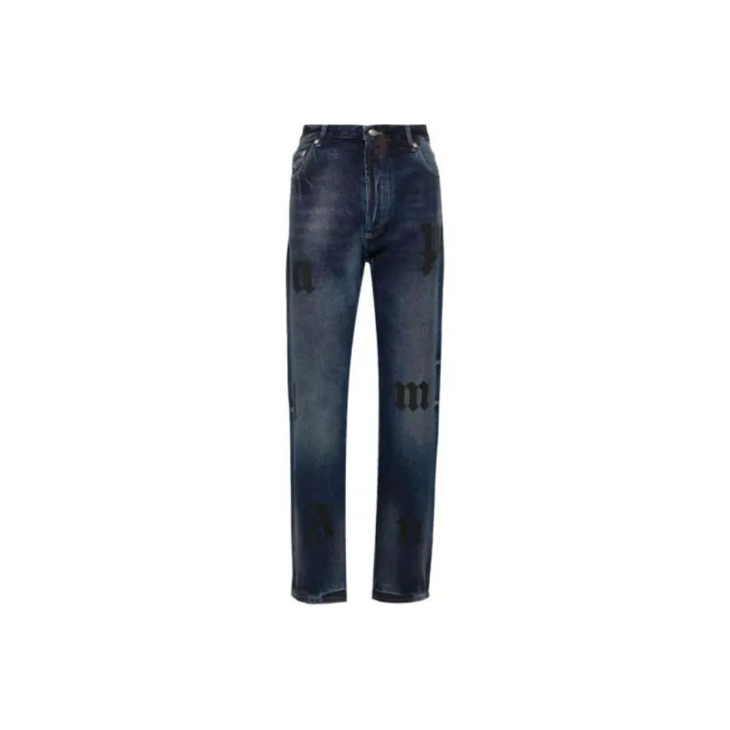 PALM ANGELS Logo print Jeans-0