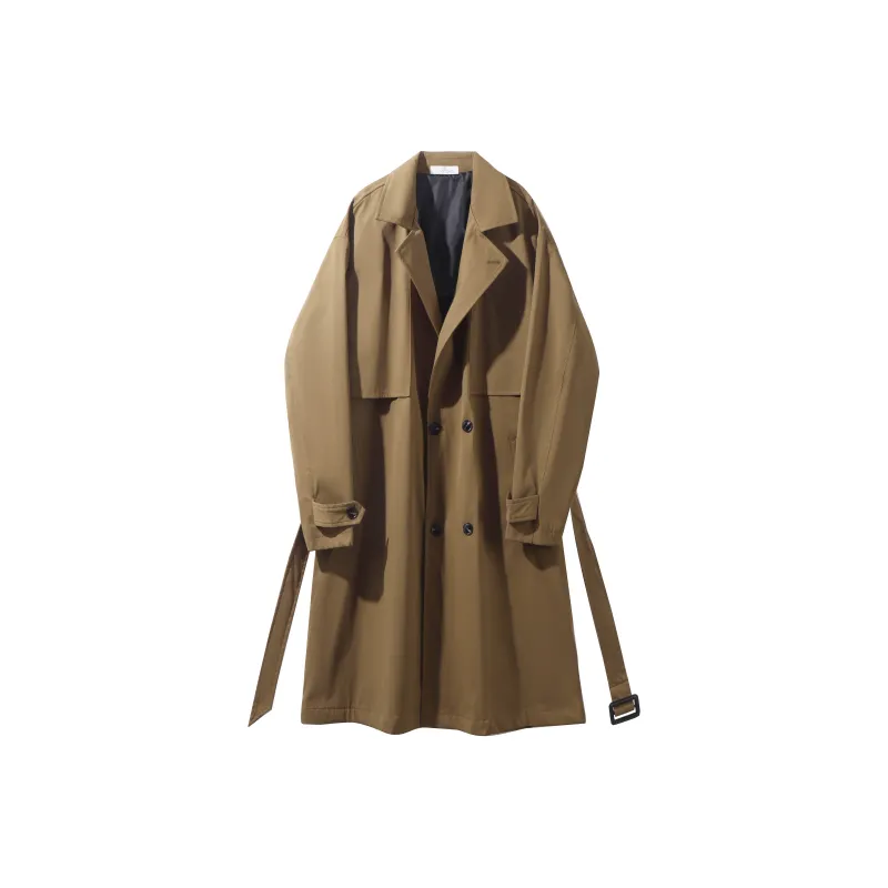 LIVINGTOWN Trench Coats Unisex-1