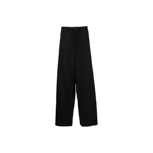 Yohji Yamamoto Painter Wide-leg Cotton Trousers