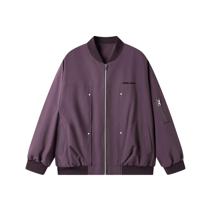 BOBBY ABLEY Jackets Coats Unisex Purple-8