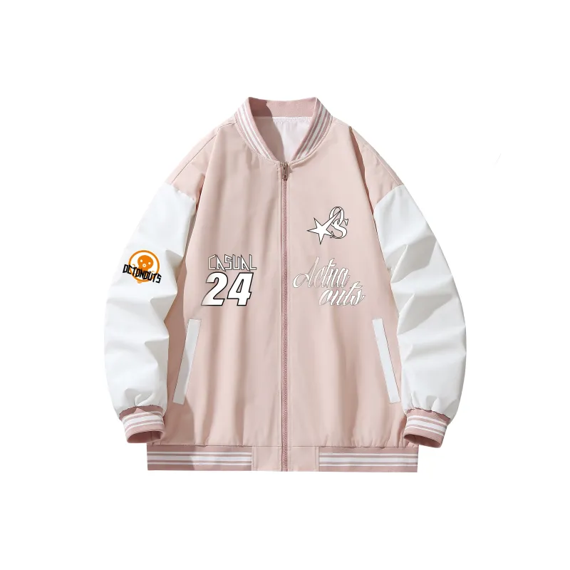 Small Columns Under The Sea Baseball Jacket Unisex-7