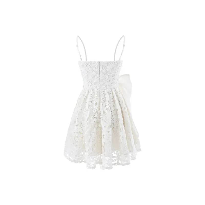 Yvetteclassic Slip Dress Women's White-1