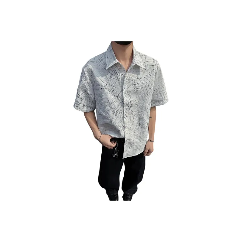 NEAR HERE Shirts Unisex White-1