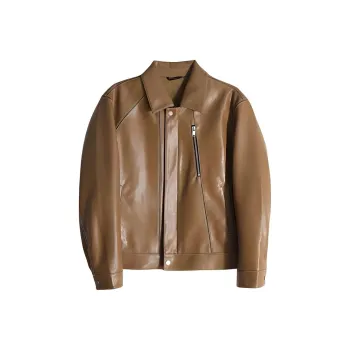 RAYSHOW Leather Jackets Men