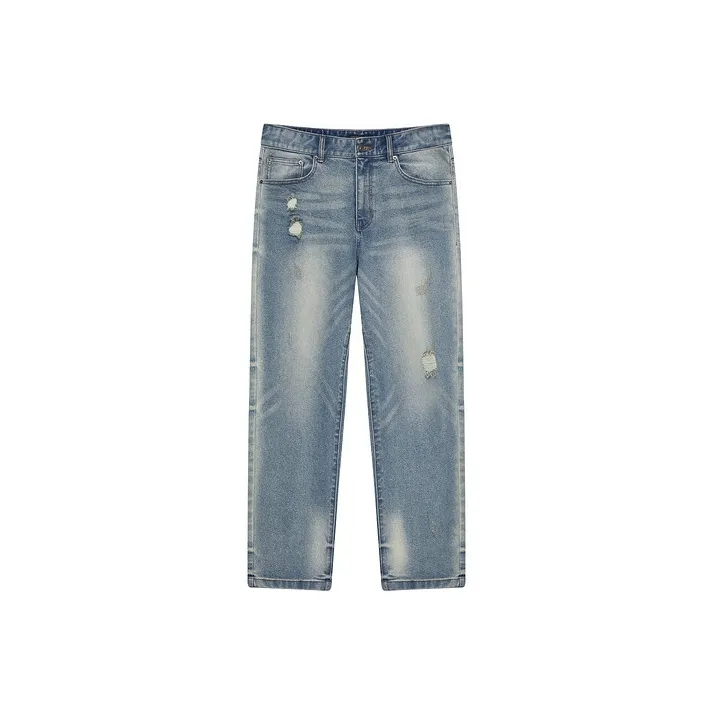 Teenie Weenie Men Denim Series Jeans Unisex Blue-0