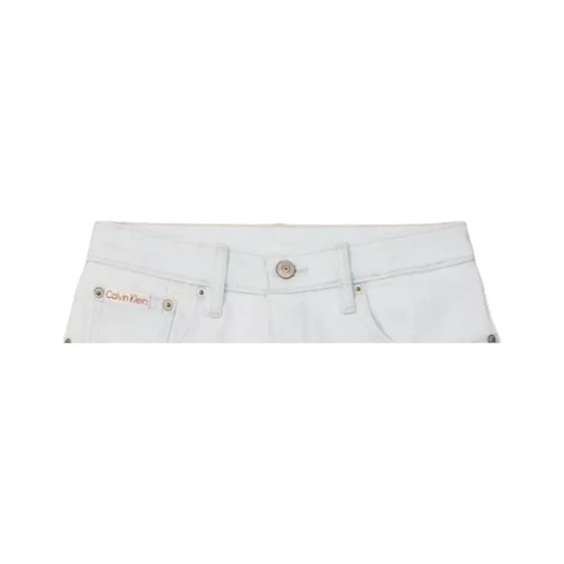 CALVIN KLEIN Denim Shorts Women's White-1