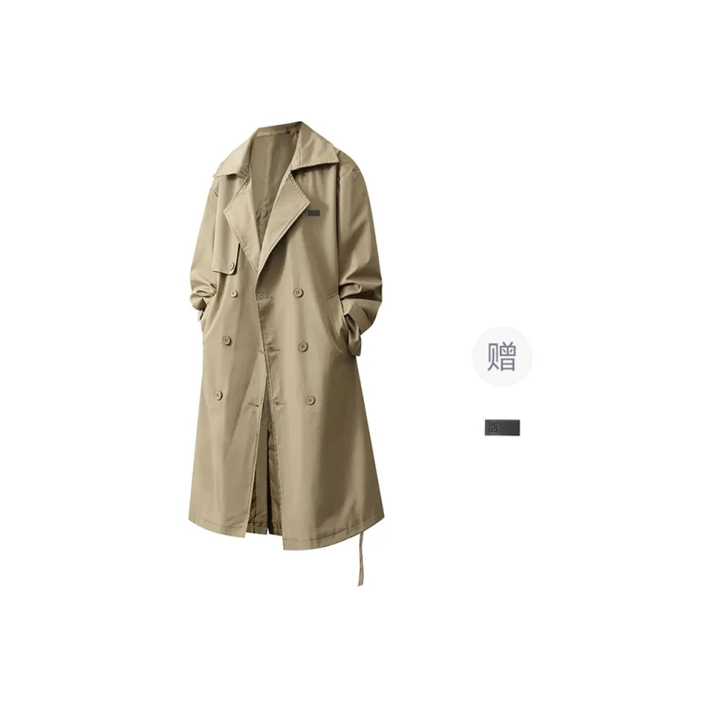 YOSICIL Trench Coats Unisex-3