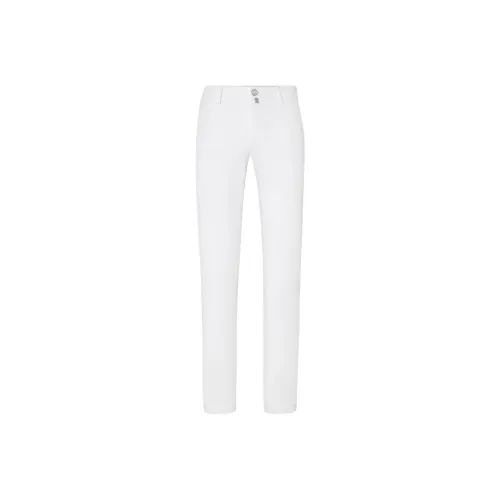 JACOB COHEN Bobby Logo Patch Low Rise Trousers