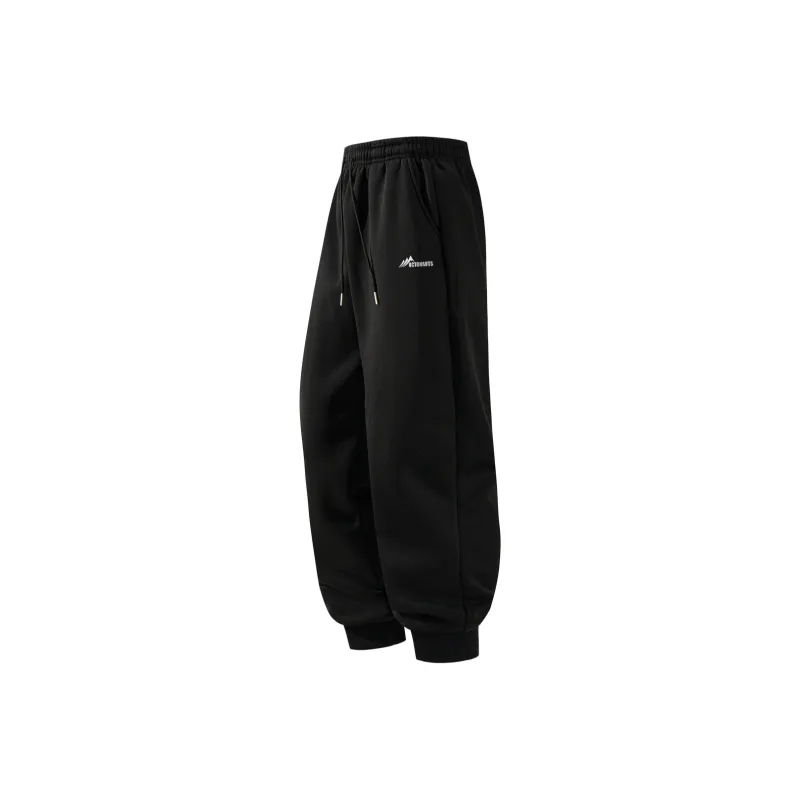 Small Columns Under The Sea Knitted Sports Pants Unisex-0